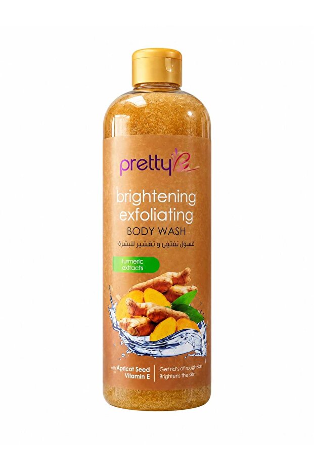 BRIGHTENING & EXFOLIATING BODY WASH WITH TURMERIC EXTRACTS-1000ML