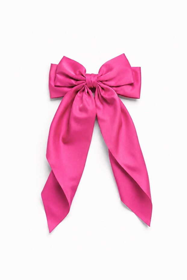 Long Scarf Bow Automatic Bow Buckle - 2