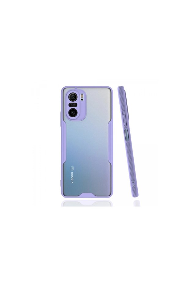 غلاف هاتف Xiaomi Poco F3 مصنوع من السيليكون البلاتيني - أرجواني