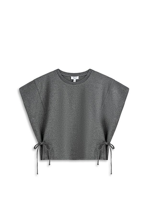 Yandan Tie-Up T-Shirt