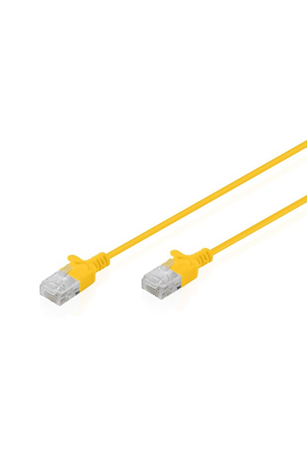 كابل بيانات رفيع عالي المرونة من نوع Slim CAT 6 U-UTP، نحاسي، 30 سم