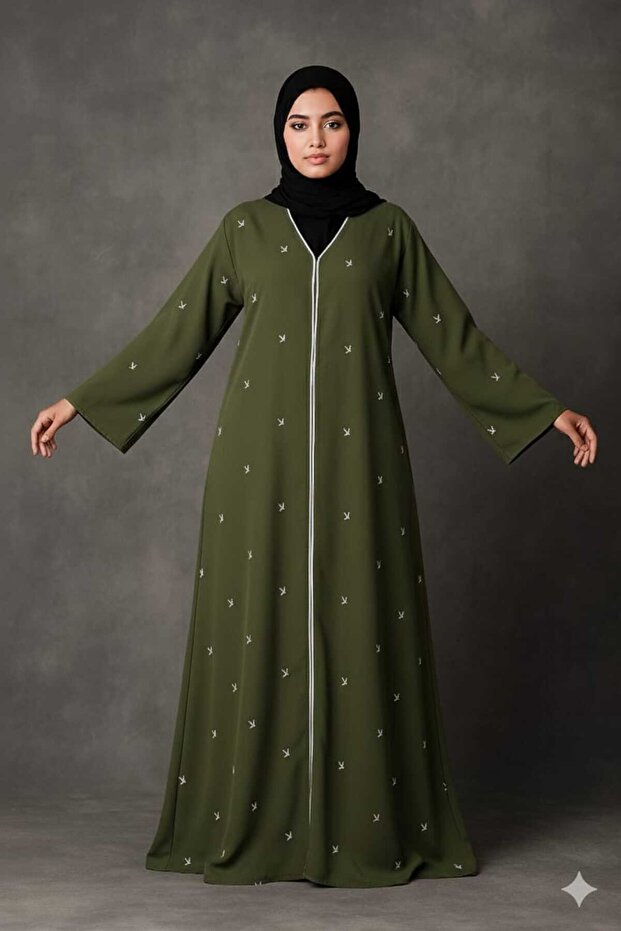 Green Umbrella Abaya