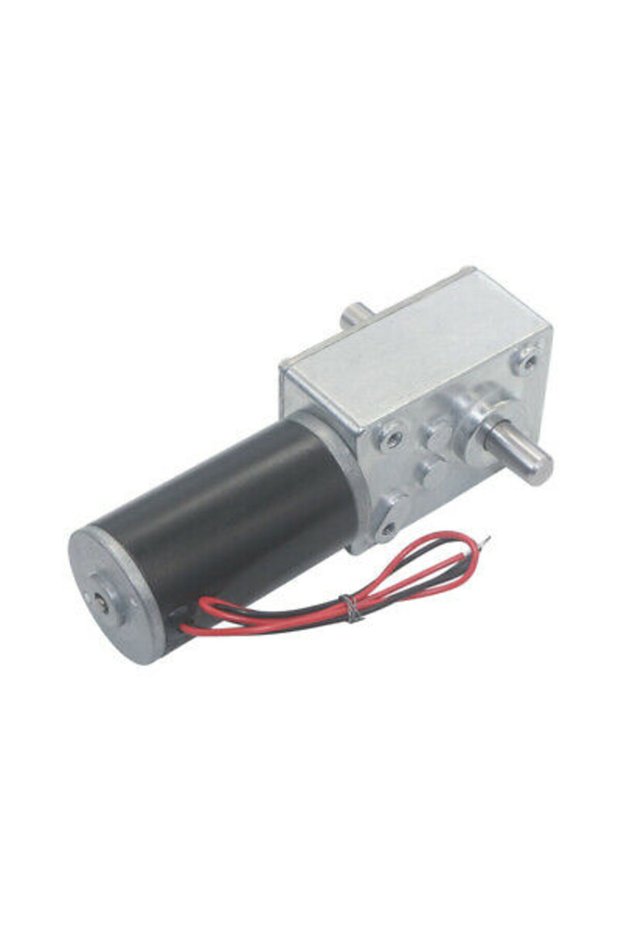 DC12V 5840-31ZYS Dual Shaft Large Torque Metal Gearbox Turbo Worm Gear Motor
