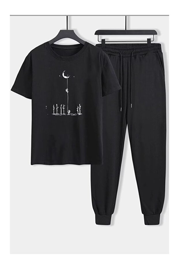 Unisex Oversize Shorts Set Short Sleeve T-Shirt Comfortable Fit Summer Casual Sports