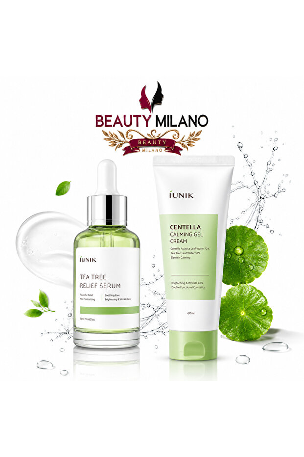 Soothing Intensive Care Set – Tea Tree Serum + Centella Soothing Cream