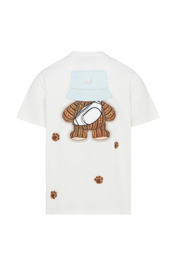 Unisex - Bear Graphic Crew Neck T-Shirt