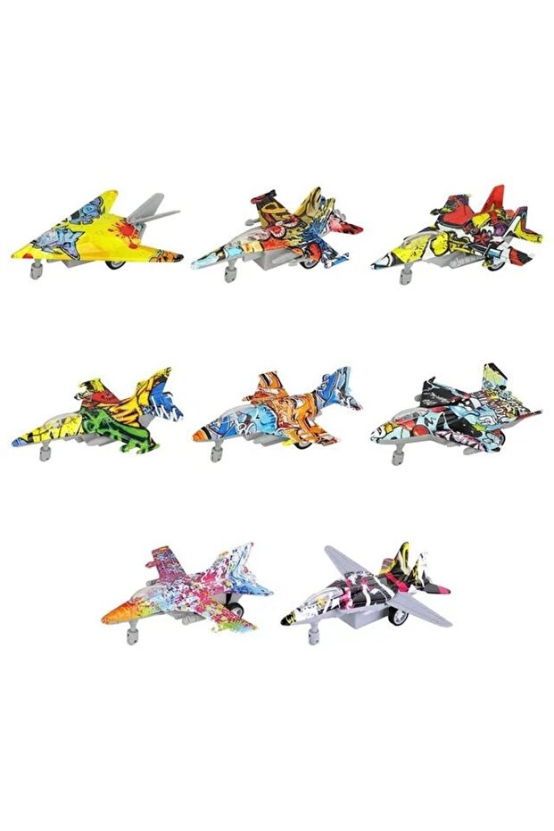 Pullback Diecast Fighter 1/80 | Assorted Styles - 1