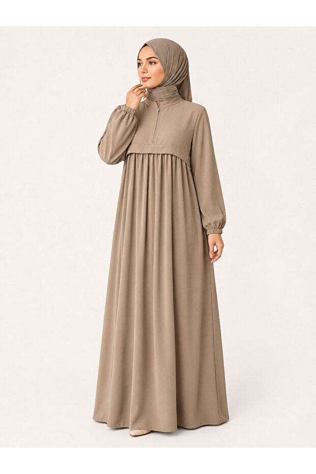 Medina Silk Dress with Zipper