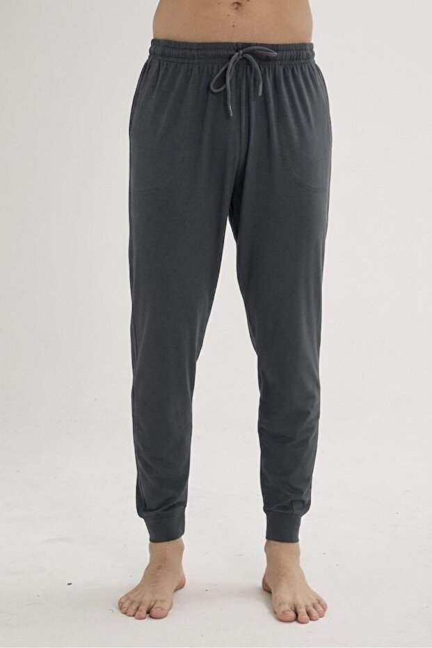 Kly 126R Men's Cotton Modal Cuffed Single Pajama Bottoms'4 Seasons'