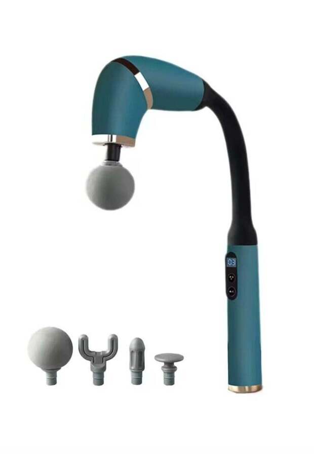 Deep Tissue Body Powerful Fascial massager Hammer U-Shaped Massager With Extended Handle