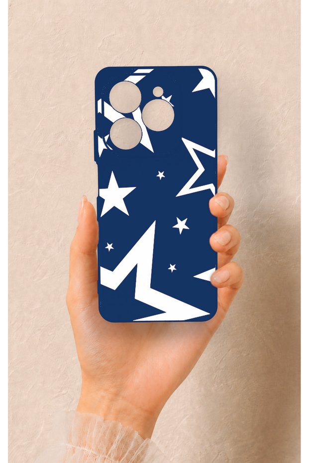 Tecno Spark 20 Pro Compatible Mega Star Patterned Silicone Case