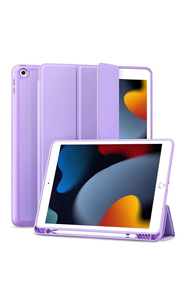 Smart Folio Case for iPad 9th/8th/7th Gen 10.2 Inch with Apple Pencil Holder
