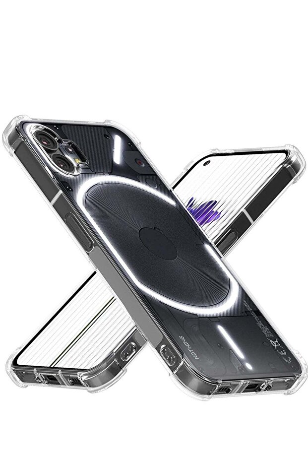 Case for Nothing Phone 1 Clear Back Air Cushion Soft Silicone Shockproof Anti-Scratch Protective