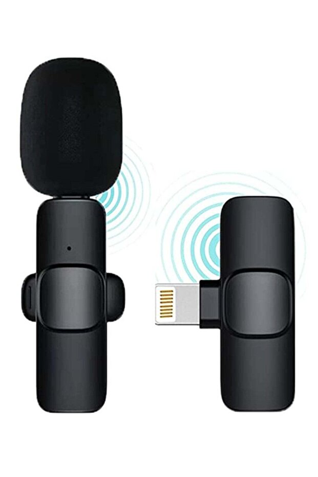 Wireless Lavalier Microphone for iPhone iPad Mini - YouTube, Facebook Live, TikTok, Vlog, Zoom Recording