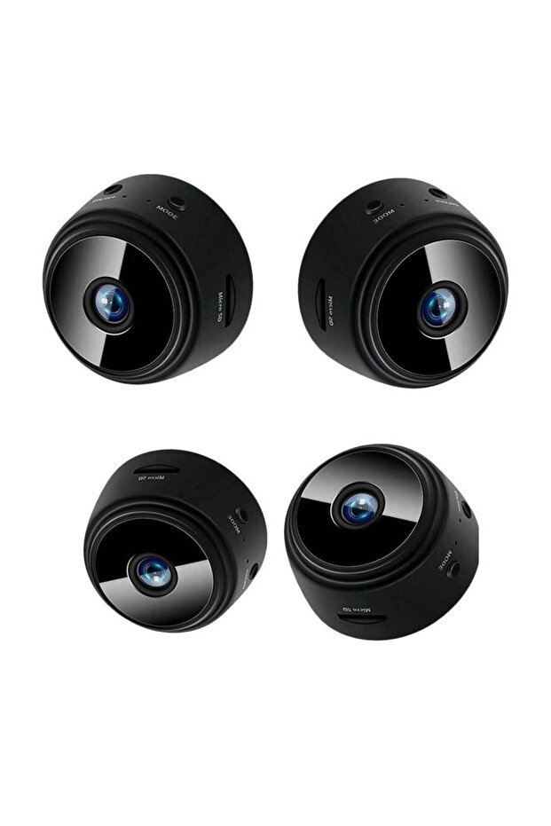 4 Pack WiFi Mini Magnetic A9 Wireless Security Cameras – Full HD 1080P Indoor Portable Round Cameras
