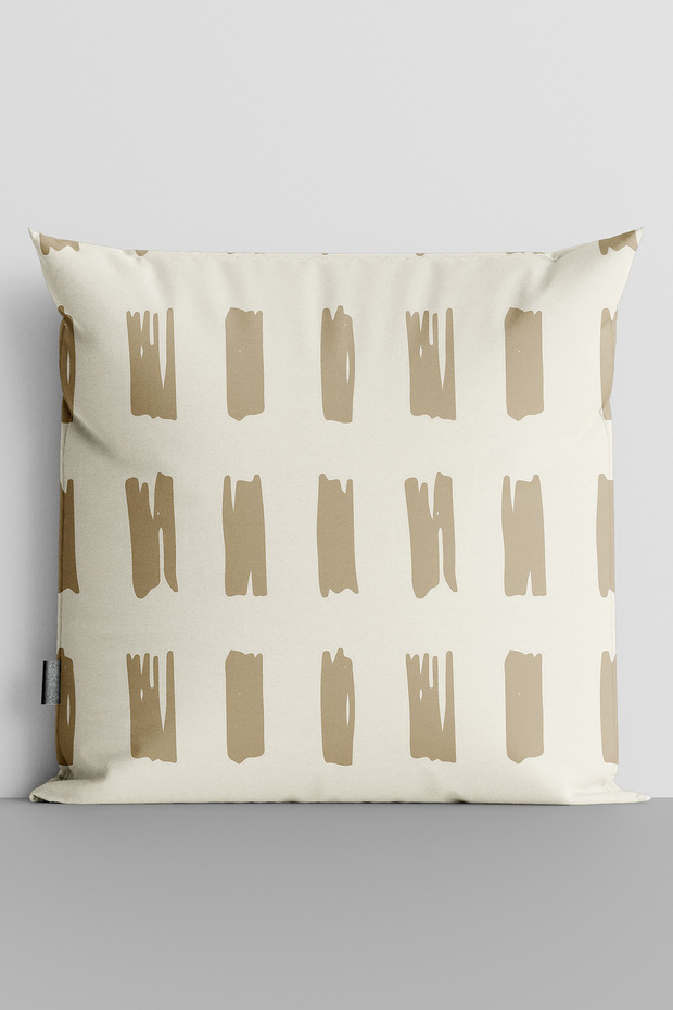 Vertical Rectangles Double Sided Digital Printed Throw Pillow Cover