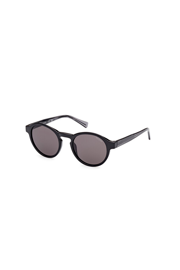 Shiny Black Uv400 Injected Male Sunglasses