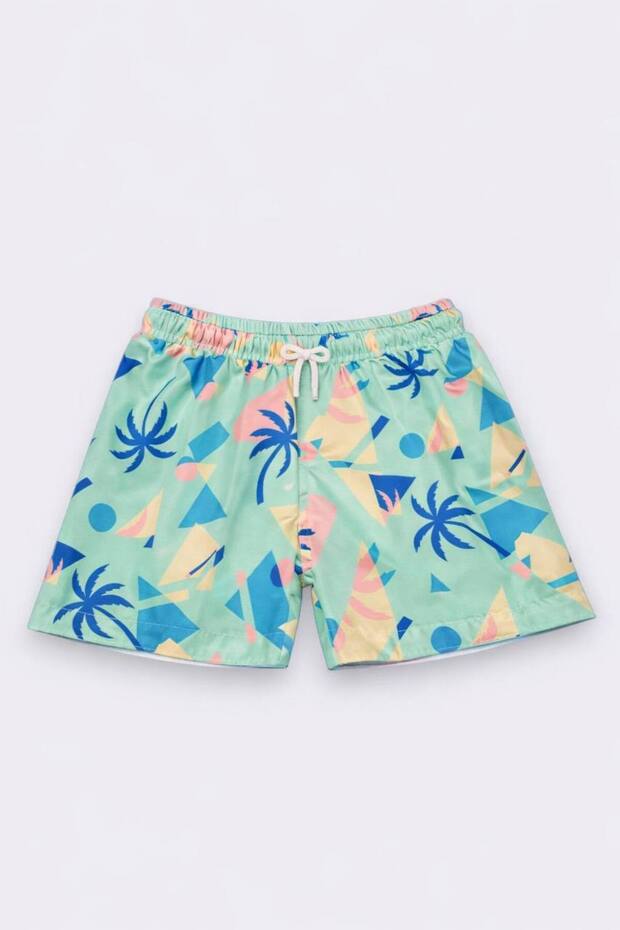 Parachute Fabric Mesh Children's Swim Shorts