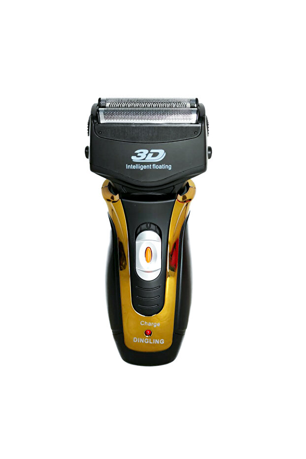 ماكينة حلاقة كهربائية ثلاثية الأبعاد DINGLING RSCW-410 مع أداة تشذيب منبثقة للرجال قابلة لإعادة الشحن