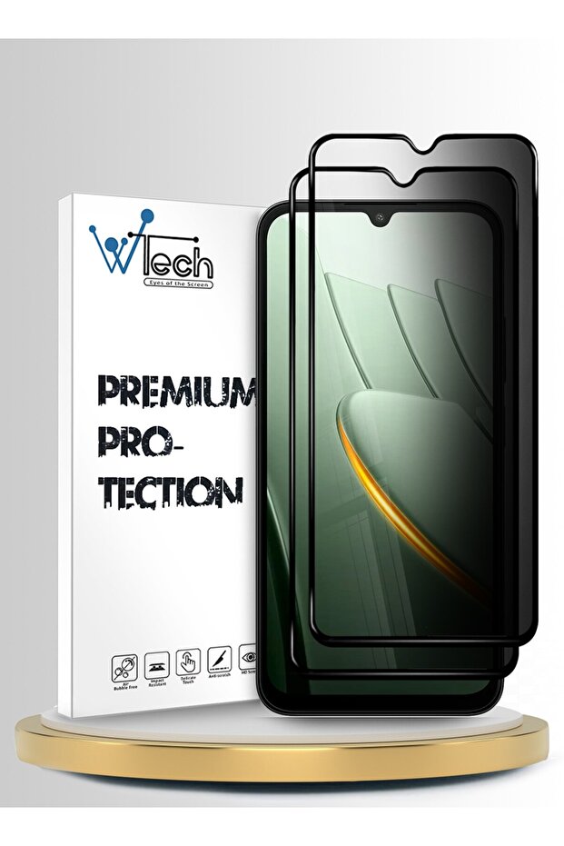 Xiaomi Poco C81 Pro 4G 2026 Premium E2E Series Privacy Full Cover Tempered Glass 2 Pack Clear/Black