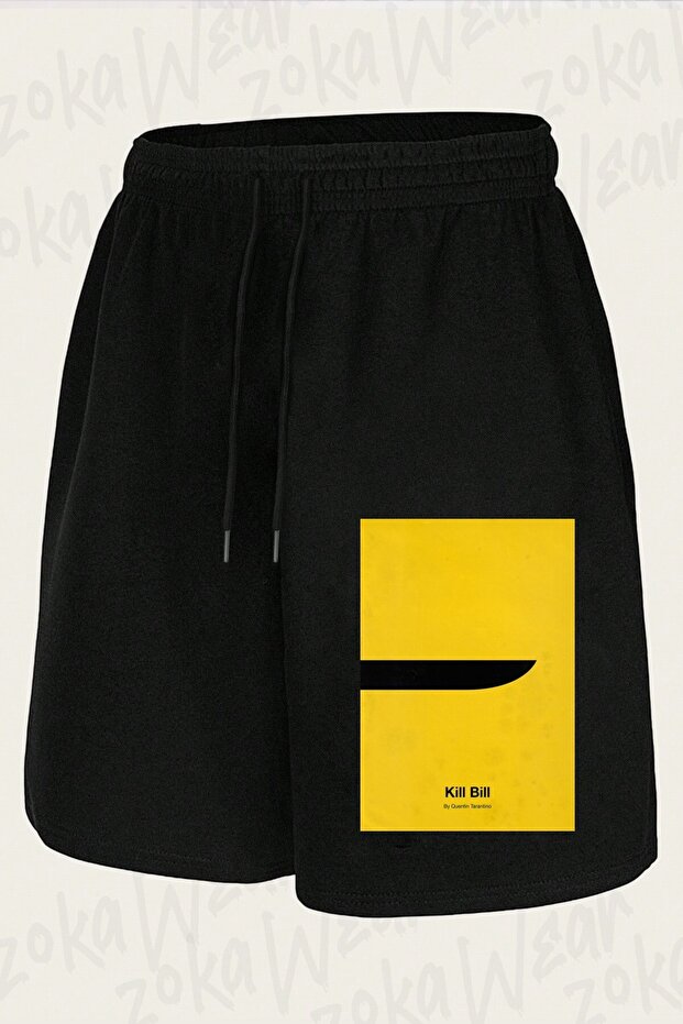 شورت مطبوع بتصميم Kill Bill v3 للجنسين