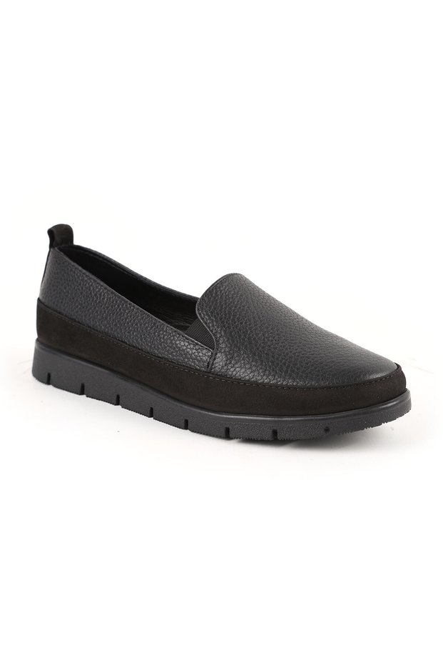 Women's Loafer Shoes Thick Sole Nubuck Slip-On Mother's Shoes L076.2274