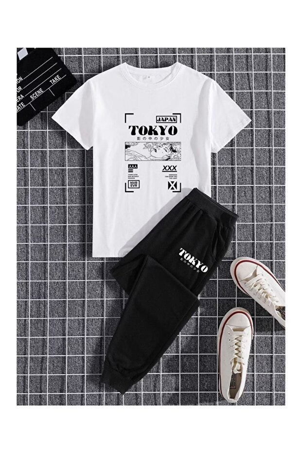 Summer Collection New Arrival T-Shirt & Shorts Set Printed Pattern Lightweight & Cool Fabric for All-Day Comfort
