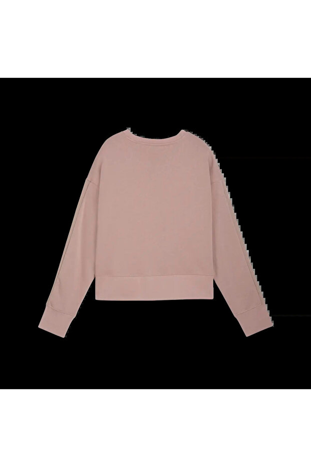 Her Relaxed Crew Pink Women's Sweatshirt - 5