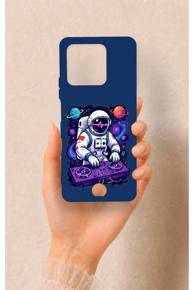 Reeder S71 Compatible Astronaut Dj Patterned Silicone Case