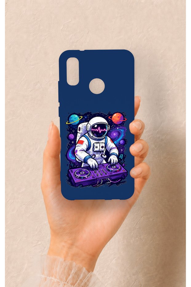 Huawei P20 Lite Compatible Astronaut Dj Patterned Silicone Case