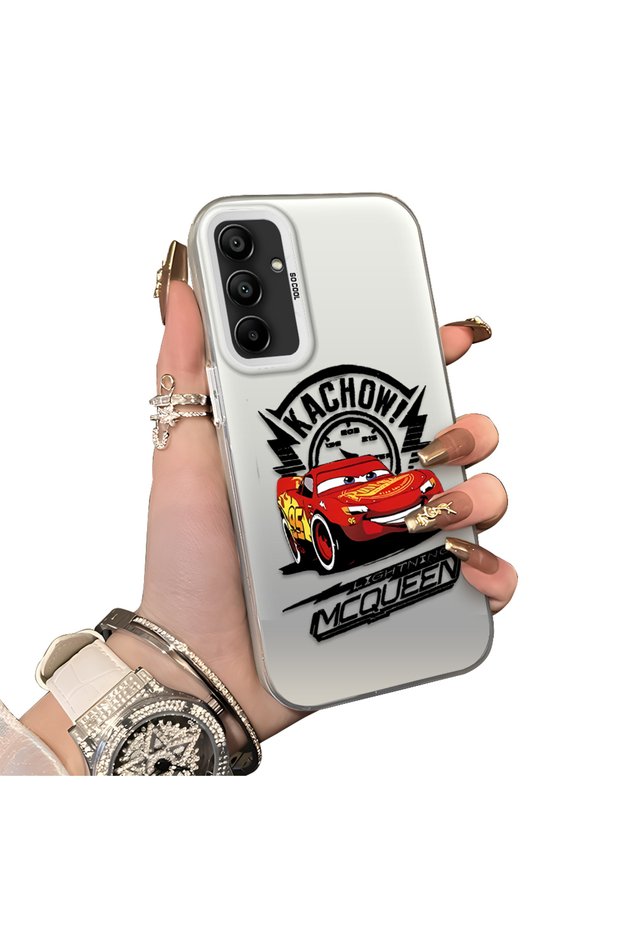 Samsung Galaxy A15 4G/5G Compatible Hard Acrylic Back Silicone Edge Lens Protection Case