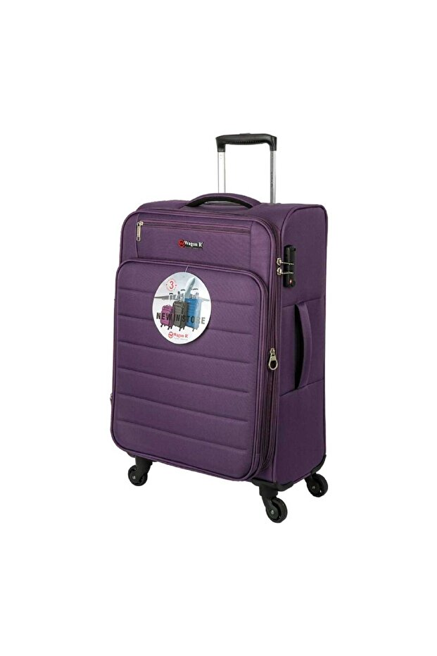 24 inches Soft Trolley, 4 Wheels, Assorted, MS1567