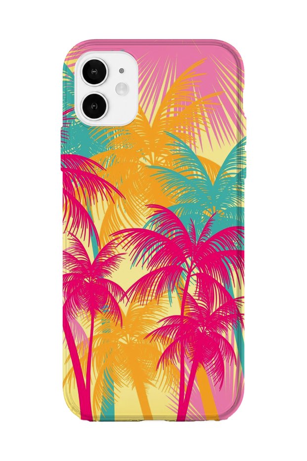 iPhone 11 Compatible Printed Transparent Phone Case |   Collection: Summer Beach Tropical