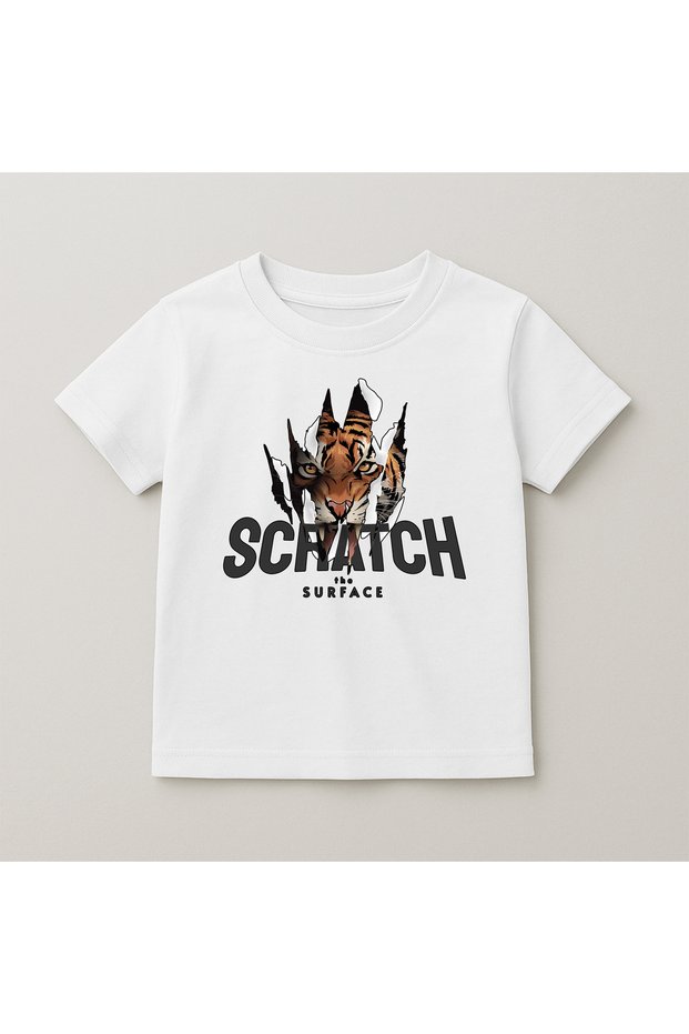 Teddy Bear Printed Crew Neck Cotton Short Sleeve Kids & Youth T-Shirt