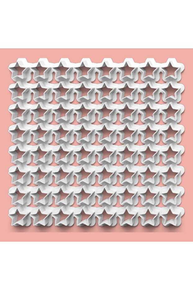Multi Dough Cutter Star Model Cookie and Sugar Dough Multi Cutter 2 cm - (0.79 Inch)