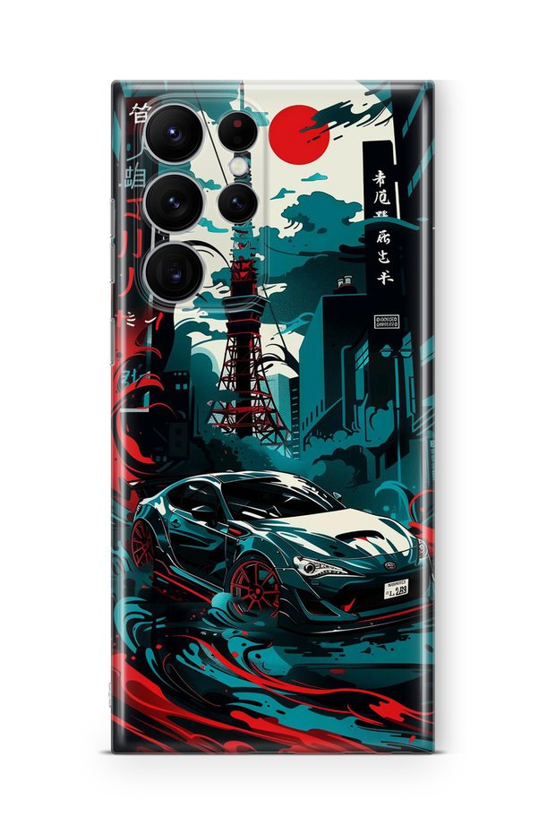 Samsung Galaxy S23 Ultra Compatible Printed Transparent Phone Case | Collection: Turboline Streetworks