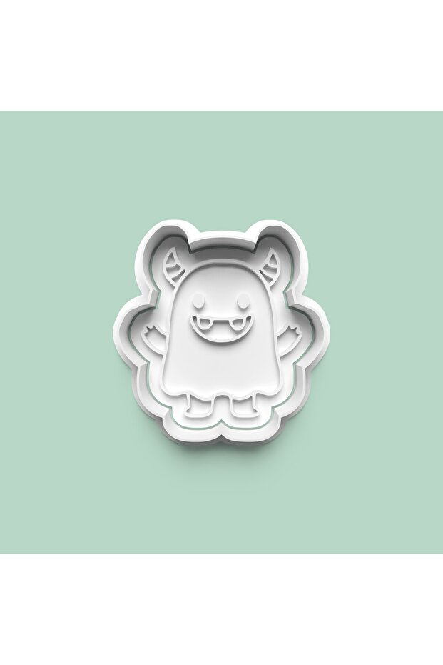 Small Cute Monster Figure Cookie Mold and Sugar Dough Mold 0971-1
