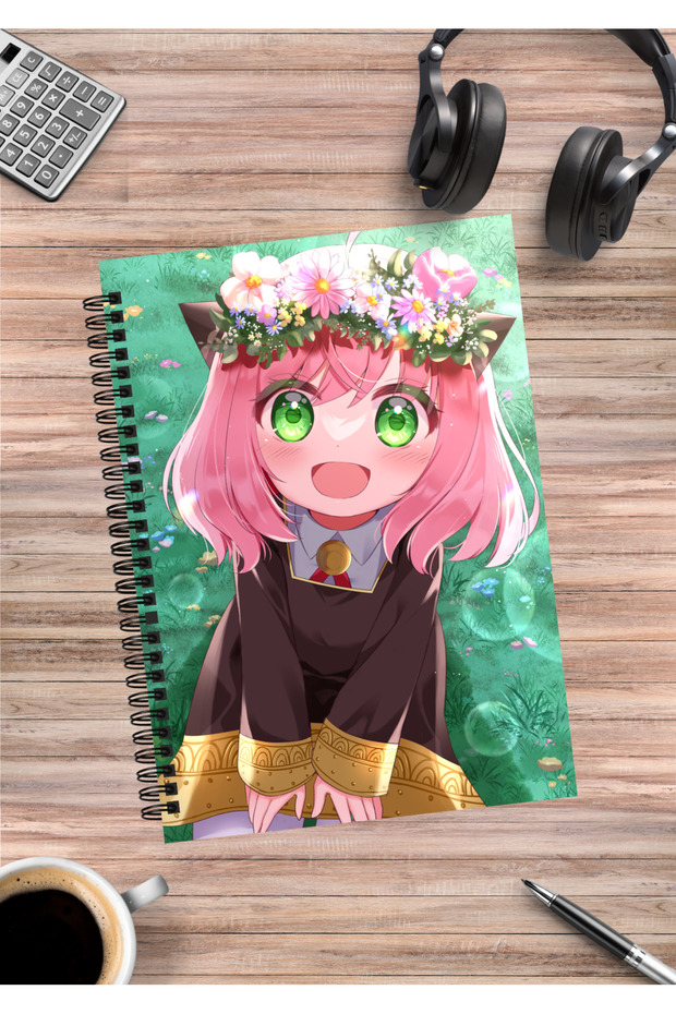 Spy X Family Anya Yor Loid Forger Anime Spiral Notebook A5 (50 Sheets)
