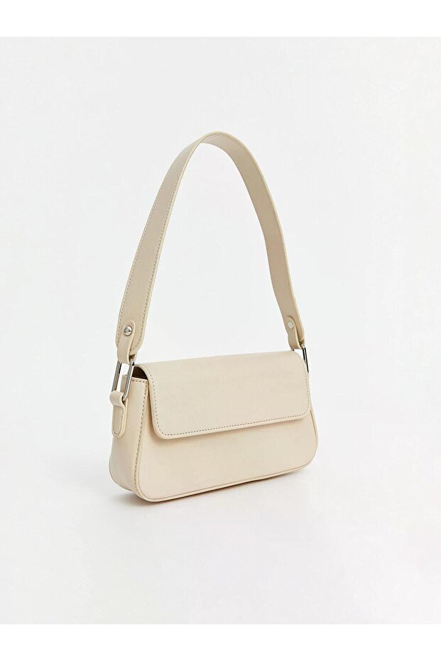 Lcw Accessories Ecru Leather Look Women's Arm Bag