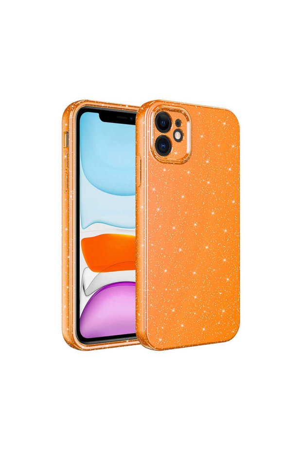 iPhone 12 Case with Camera Protection, Silvery Silicone, Superior Protection