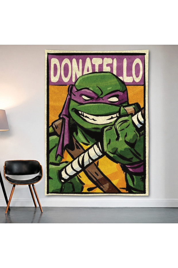 Donatello – Teenage Mutant Ninja Turtles Wall Covering Wall Tapestry First Quality Satin Fabric Poster