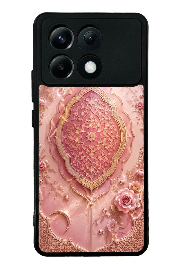 Xiaomi Poco X6 Pro Blush Crescent Palace Design Glossy Phone Case