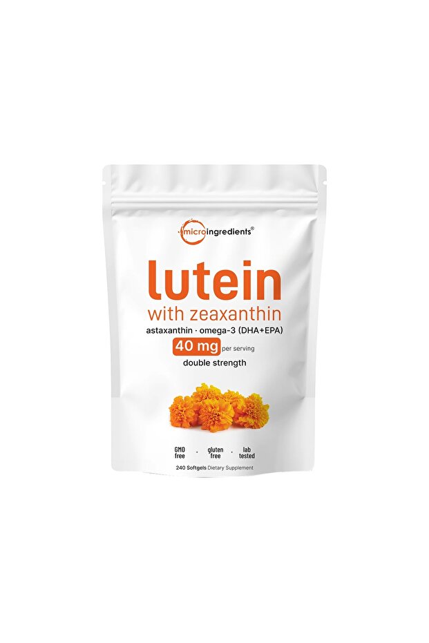 Lutein with zeaxanthin - omega-3 (epa + dha) 40 mg double strength 240 softgels