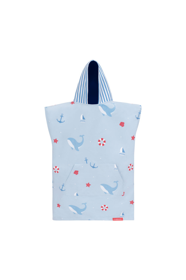 Microfiber Children's Poncho Nori