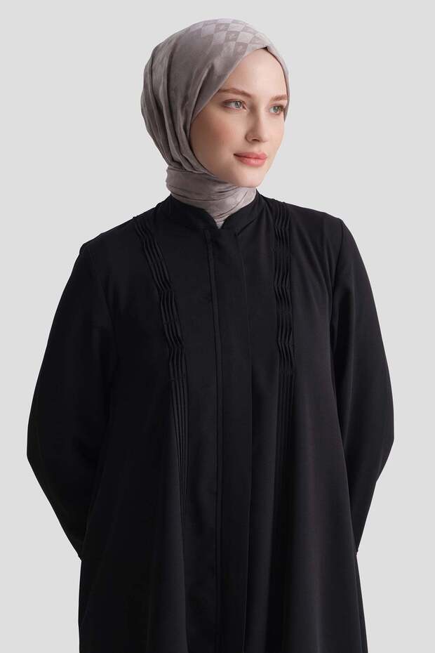فيرايس أسود بتفاصيل محبوكة