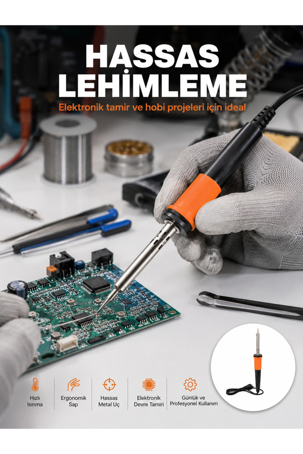 Heat Insulated Soldering Pen for Safe Use