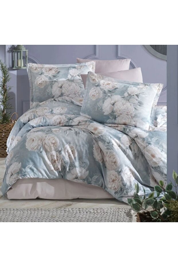 Clasy Digital Satin Double Duvet Cover Set Havin