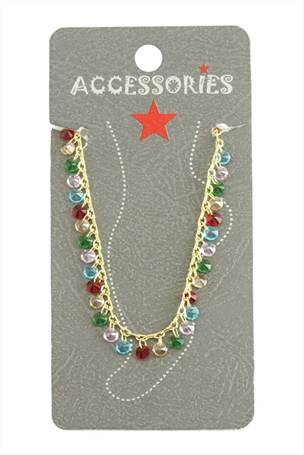 Zircon Stone Luxury Steel Anklet