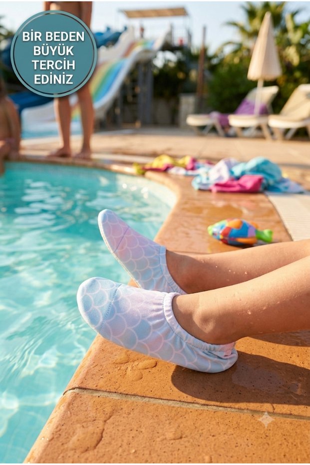 Baby Girl Anti-Slip Pool Sea Shoes, Pool Booties