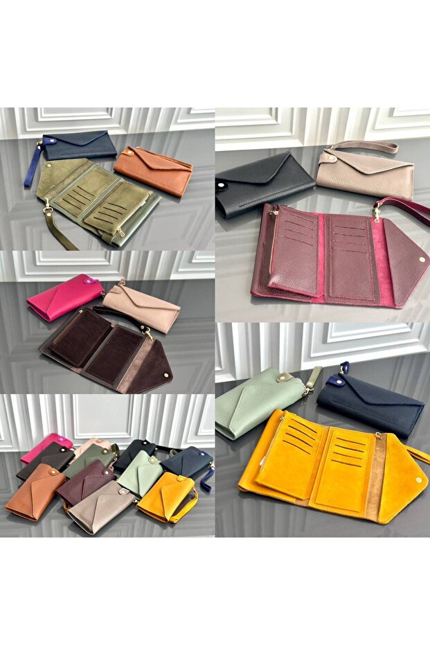 Genuine Leather Wallet Handbag